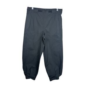 Maria Cornejo Barrell Nylon Polyester Zipper Front Pant Size 8 Black EUC